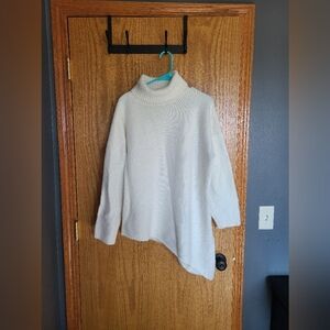 Cozy White Turtleneck Sweater